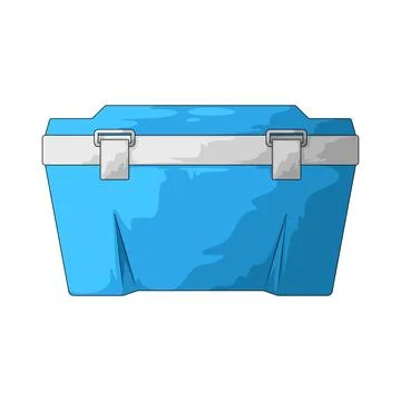 Cooler box illustration Stockillustratie