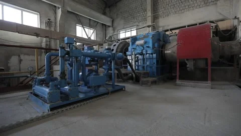 Cooler on the factory Stock Footage 170539762