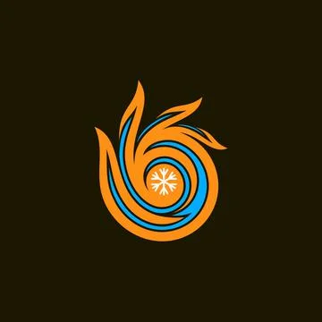 Cooler logo Stock Illustration