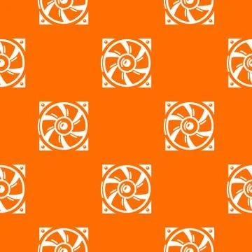 Cooler pattern orange Stock Illustration