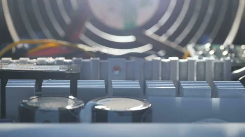 Cooling of the chip insid Video stock 105840142