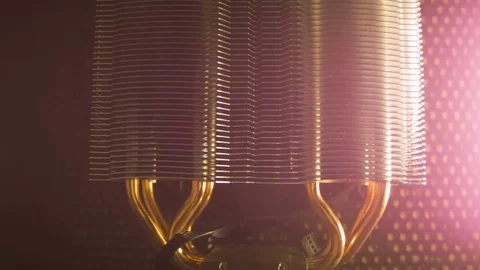 The cooling device for a computer Video stock 81081880