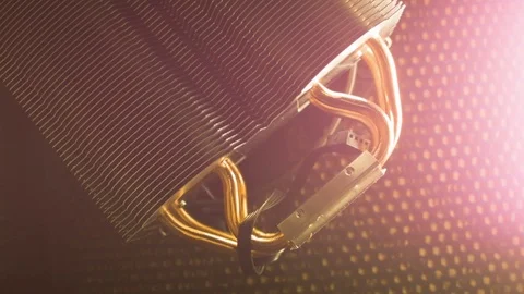 The cooling device for a computer Video stock 81082690