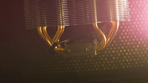 The cooling device for a computer Video stock 81082905