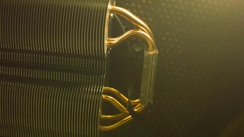 The cooling device for a computer 스톡 동영상 81082973