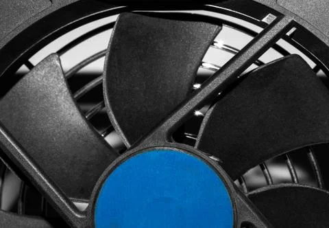 Cooling fan close up Foto stock