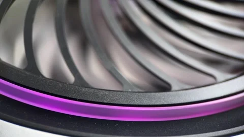 Cooling Fan With Light Background Stock Footage 313125096