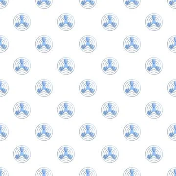 Cooling fan seamless pattern creating a fresh background 스톡 일러스트