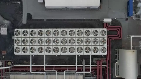 Cooling fans Stock Footage 199226729