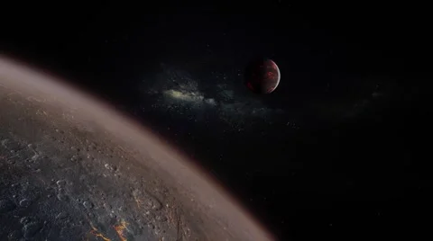 Cooling of the moon Video stock 53835376