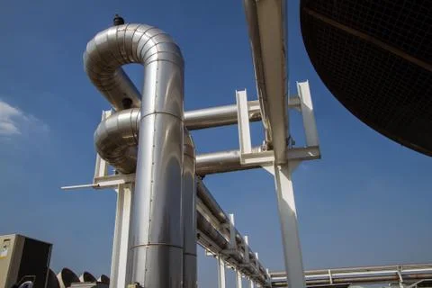 Cooling pipe Stock Photos