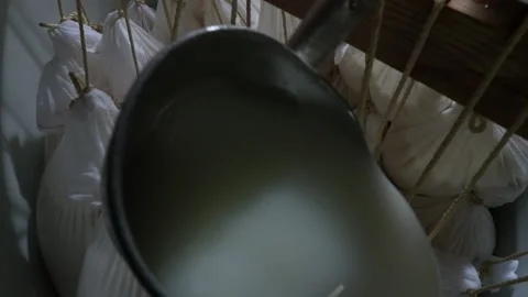 Cooling the steamed rice Stock Footage 161861688