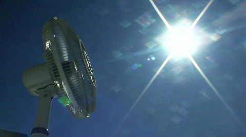 Cooling the sun 1 Stock Footage 565389