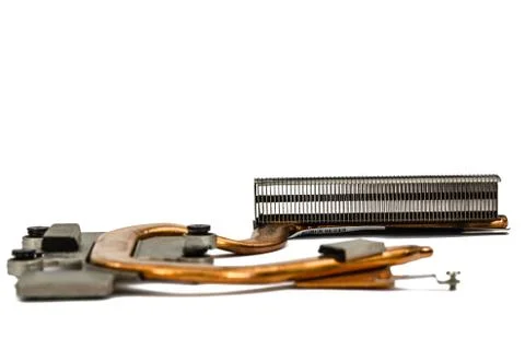 Cooling system of computer processor, isolated on white background 写真素材