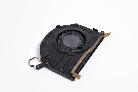 Cooling system for laptop or notebook, CPU cooler for laptop Stock Photos