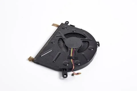 Cooling system for laptop or notebook, CPU cooler for laptop Stock Photos