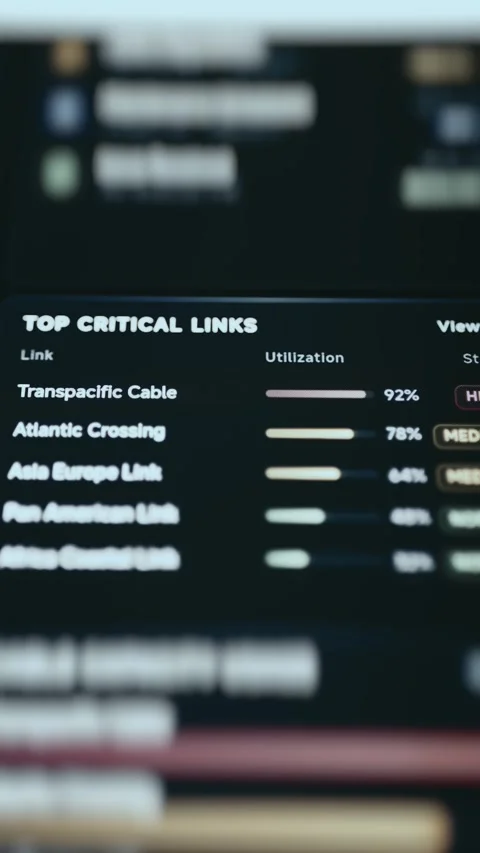 Cooling Systems Resource Allocation Interface Stock Footage 340141467