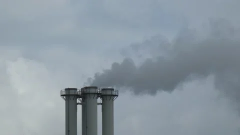 Cooling tower close up Stock Footage 164662021