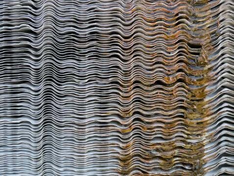Cooling tower fin 写真素材