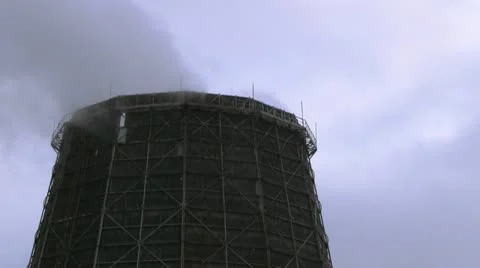 Cooling tower Stock Footage 20466328