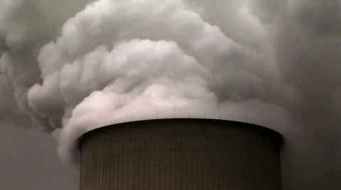 Cooling Tower nuclear power plant in Bavaria. Stock Footage 39272425