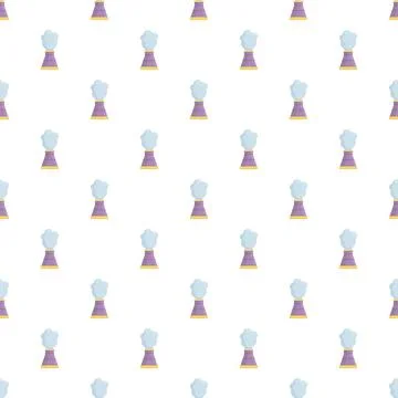 Cooling tower seamless pattern releasing steam from industry Stock Illustration
