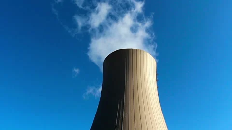 Cooling tower sky HD Vídeos de archivo 30313154