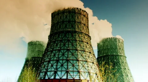 Cooling towers 1 動画素材 332087