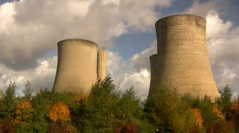 Cooling towers Video stock 606901
