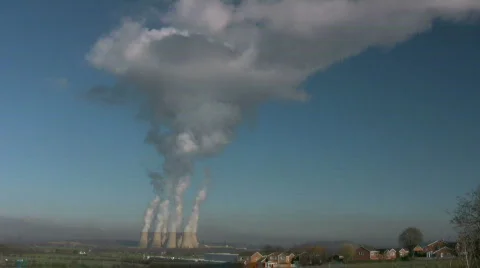 Cooling towers Video stock 696730