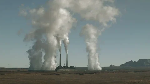 Cooling Towers Stock Footage 54706321