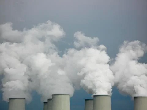 Cooling towers Stock Photos