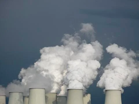 Cooling towers Stock Photos