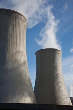 Cooling towers Stock Photos