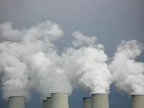 Cooling towers Stock Photos
