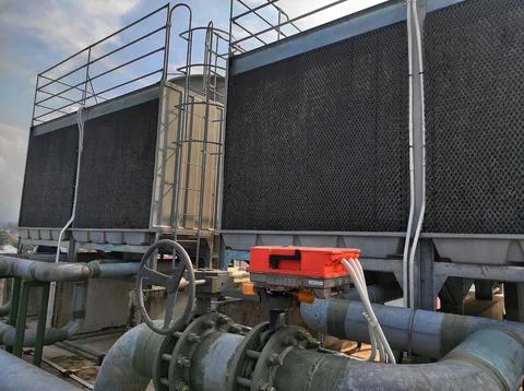 Cooling towers Stock Photos