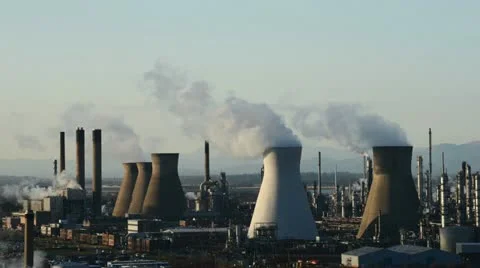 Cooling towers time lapse Stock Footage 21878757