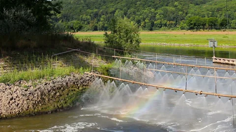 Cooling water HD Video stock 30371390