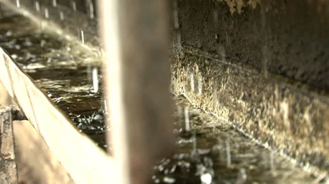 Cooling water trough Stock Footage 35635021