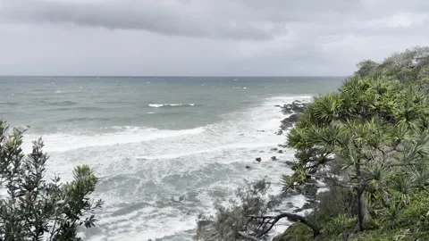 Coolum Point Perry Headland Stock Footage 147839160