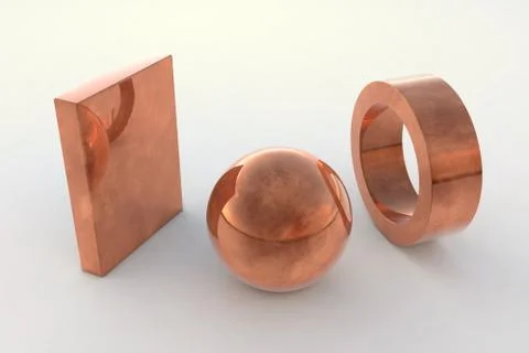 Cooper Polished Illustrazione stock