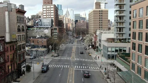 Cooper Square Academic Landmark and Astor Place Streets Stock-Footage 126902888