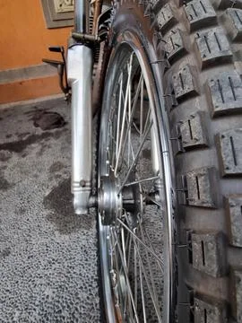 Cooper style motorcycle modification Foto stock