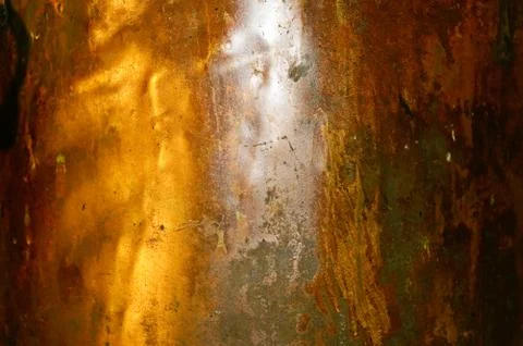 Cooper texture Foto stock