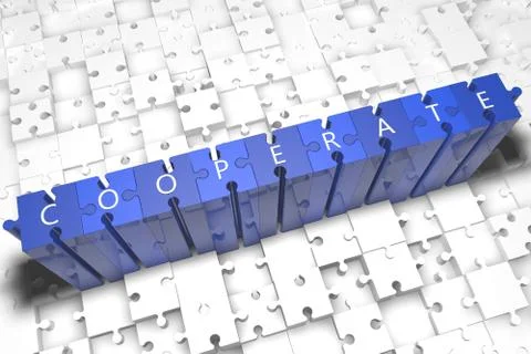 Cooperate Stock Illustration