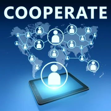 Cooperate Stock Illustration