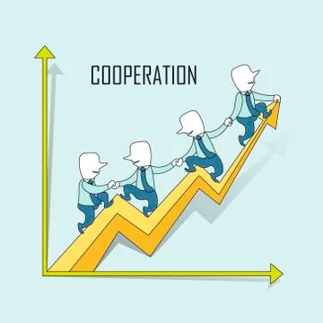 Cooperation concept Stock Illustration