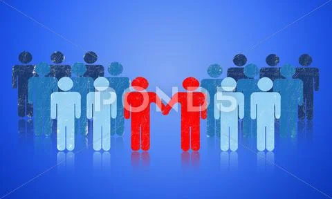 Cooperation Stock Illustration