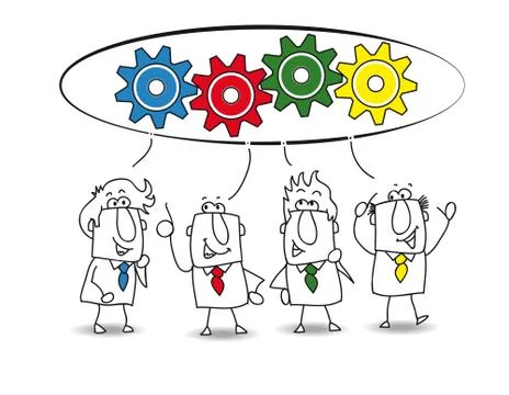 Cooperation Stock Illustration