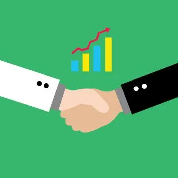 Cooperation vector technology Stock Illustration